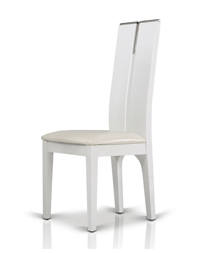 Modrest Maxi White Gloss Chair (Set of 2)-Dining Chair-VIG-Wall2Wall Furnishings
