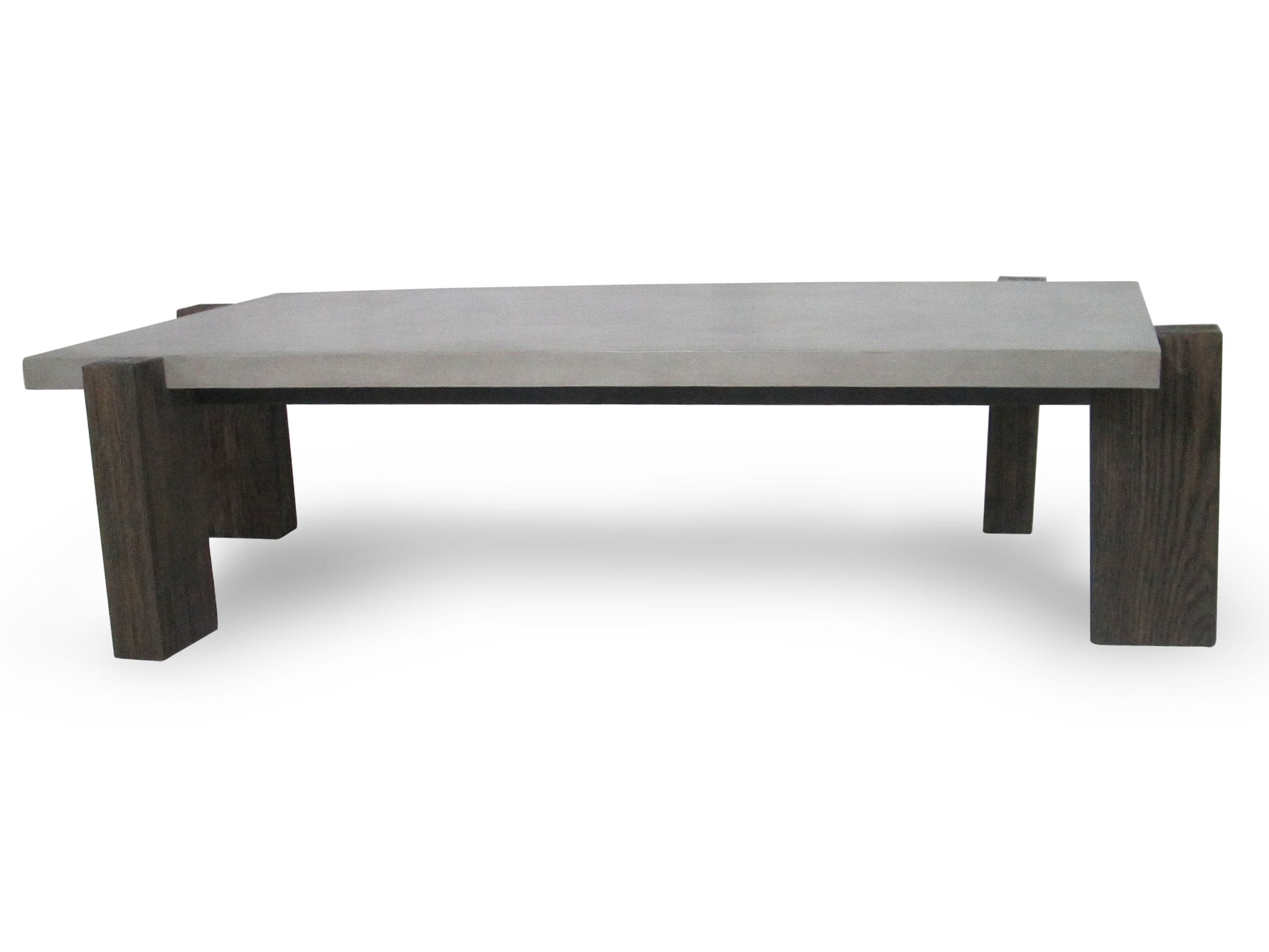 Modrest Milton - Dark Grey & Walnut Coffee Table-Coffee Table-VIG-Wall2Wall Furnishings