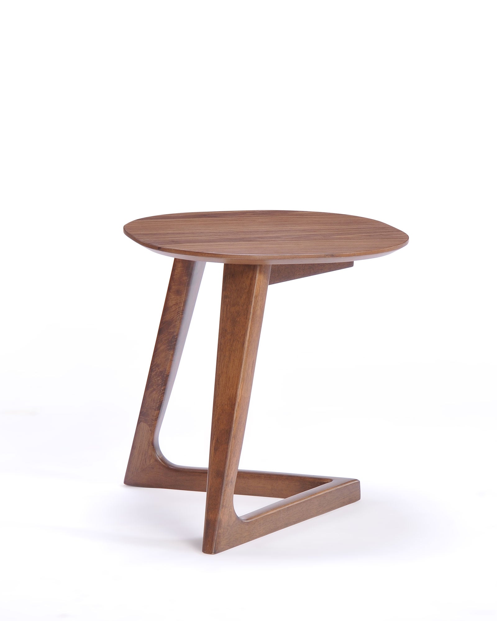 Modrest Jett Modern Walnut End Table-End Table-VIG-Wall2Wall Furnishings