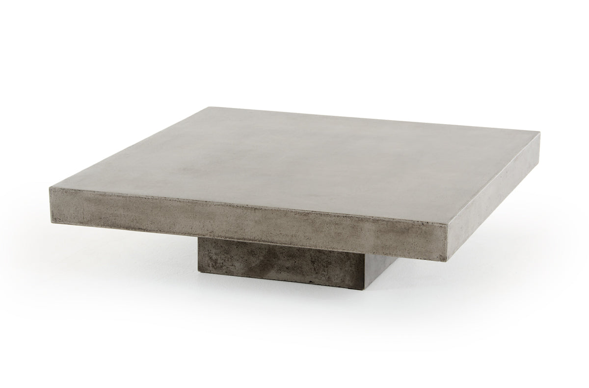 Modrest Morley Modern Concrete Coffee Table-Coffee Table-VIG-Wall2Wall Furnishings