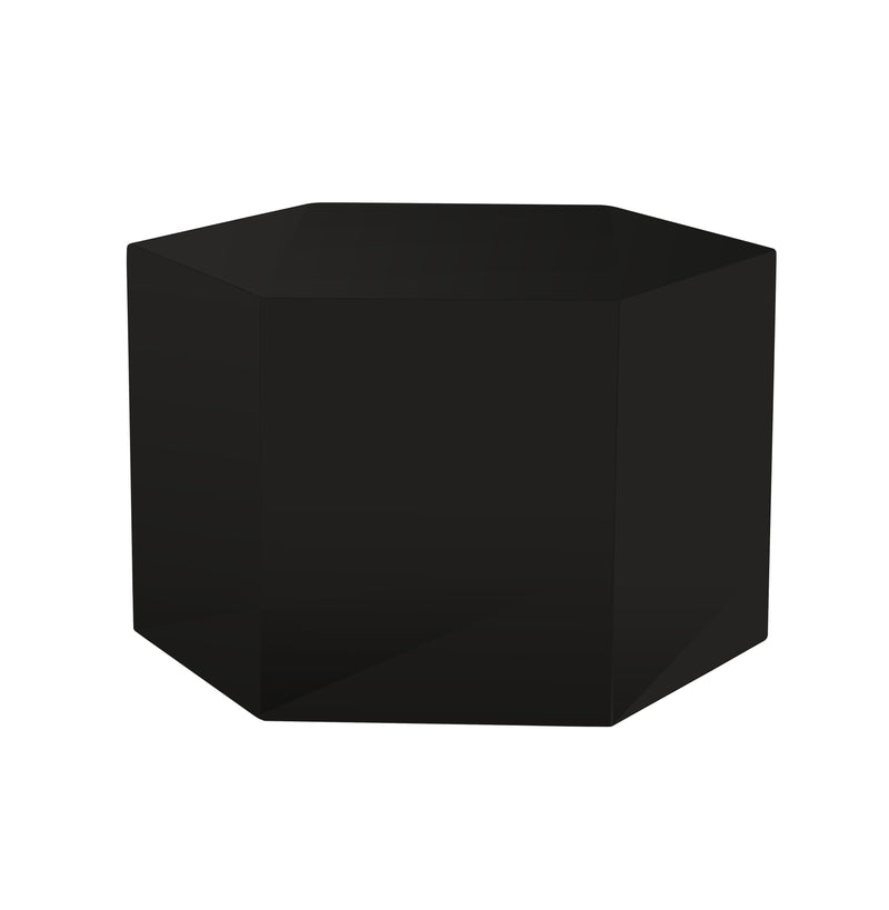 Modrest Newmont - Small Black High Gloss End Table-End Table-VIG-Wall2Wall Furnishings