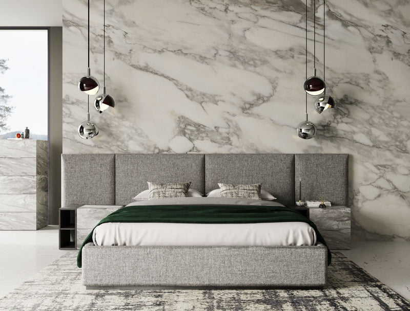 Nova Domus Maranello - Modern Grey Bed Set-Bedroom Set-VIG-Wall2Wall Furnishings