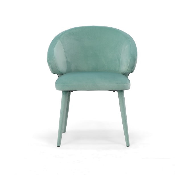 Modrest Salem - Modern Aqua Fabric Dining Chair-Dining Chair-VIG-Wall2Wall Furnishings