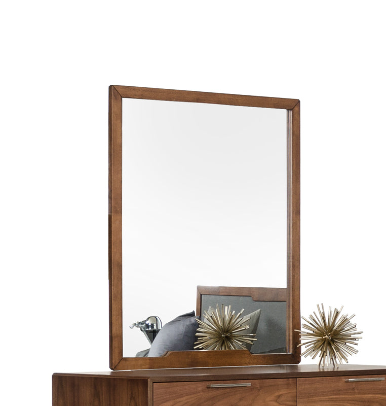 Nova Domus Soria Modern Walnut Mirror-Mirror-VIG-Wall2Wall Furnishings