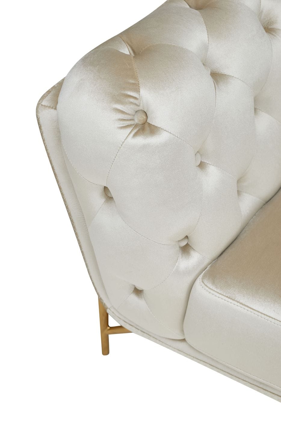Divani Casa Stella - Transitional Beige Velvet Sofa-Sofa-VIG-Wall2Wall Furnishings