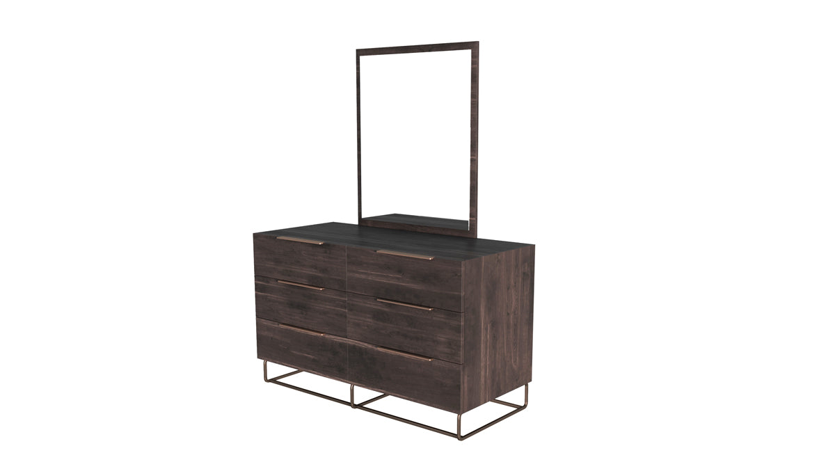 Nova Domus Benzon Italian Modern Dark Rovere Dresser-Dresser-VIG-Wall2Wall Furnishings