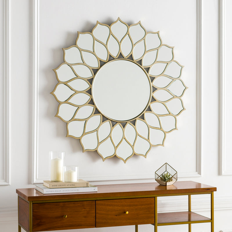 Wildflower Mirror 1-Mirror-Surya-Wall2Wall Furnishings